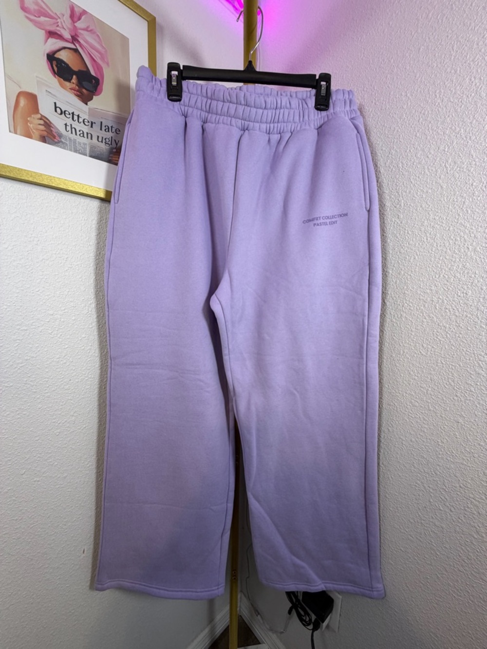 Comfrt NWOT Collection Pastel Edit Lavender - Large NWOT